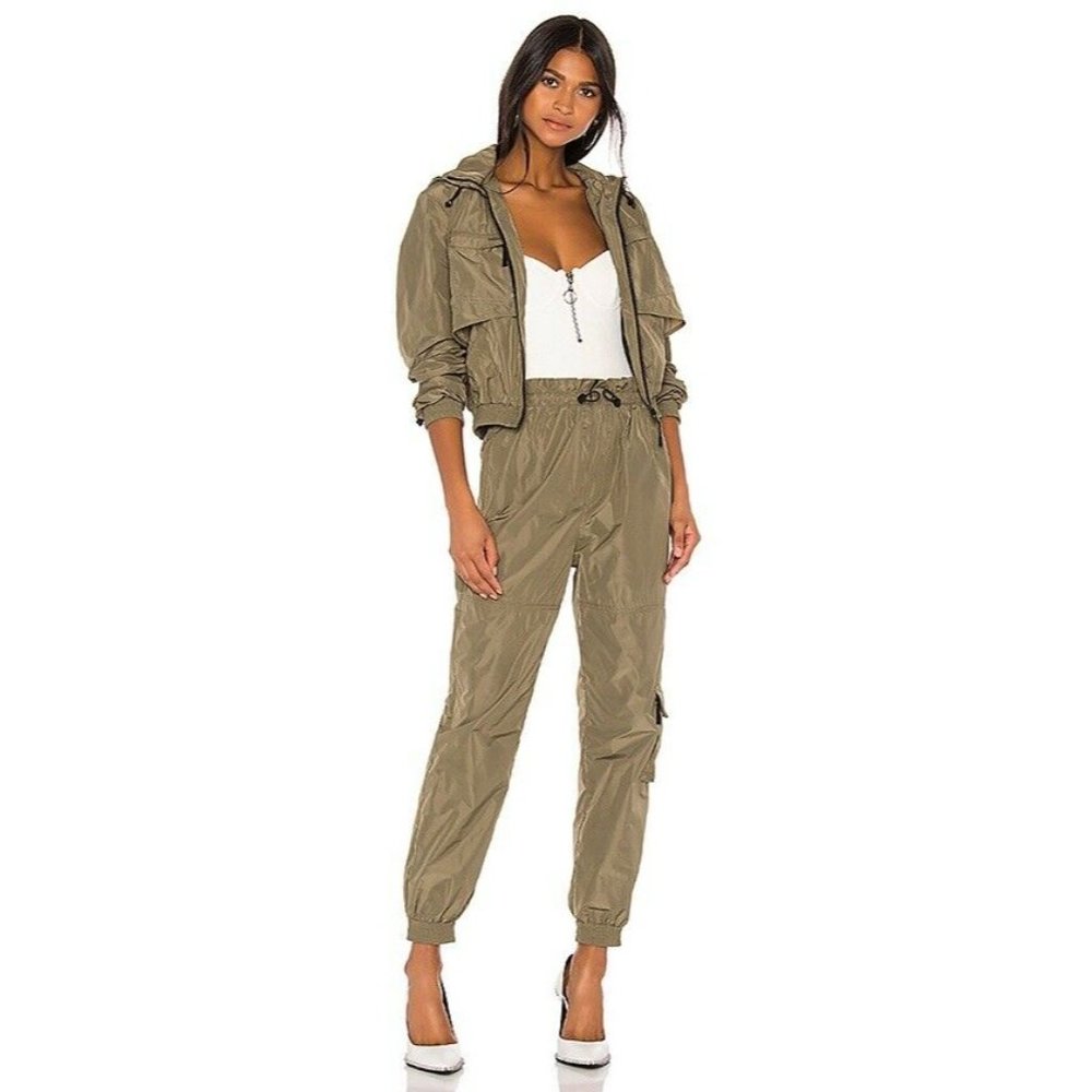 JONATHAN SIMKHAI x REVOLVE Taffeta Windbreaker XS - Picture 3 of 8